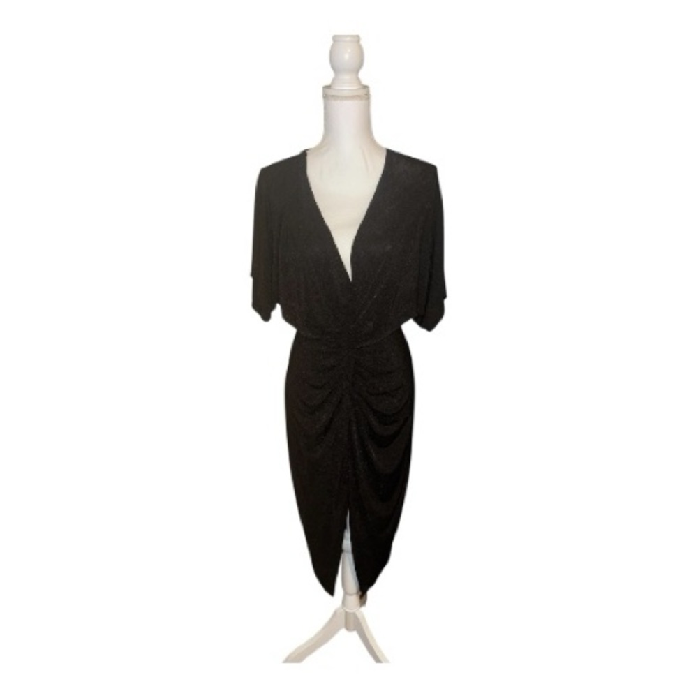 Fashion Nova Black Asymmetrical Dress - Picture 2 of 3